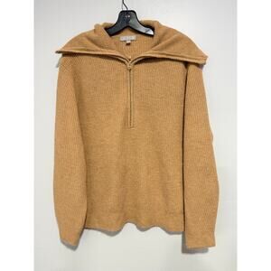 J.Crew Half-zip Stretch Sweater wool and Alpaca blend Small